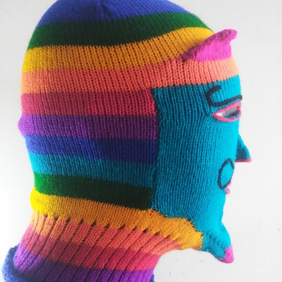 Halloween Personalized Unisex Mask Hat - warm winter - Picture 9 of 10